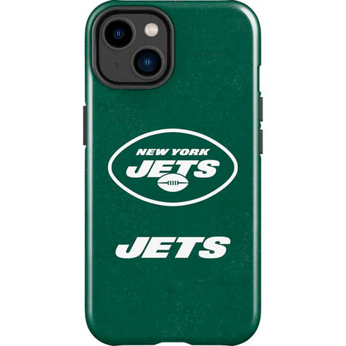 NFL New York Jets Distressed iPhone 15 Impact Case